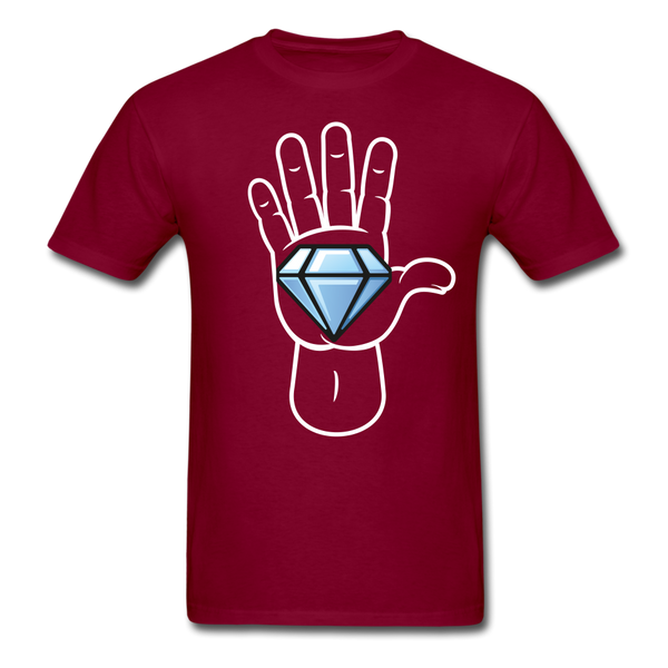 Diamond Hands Unisex Classic T-Shirt - burgundy