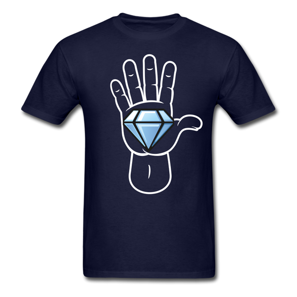 Diamond Hands Unisex Classic T-Shirt - navy