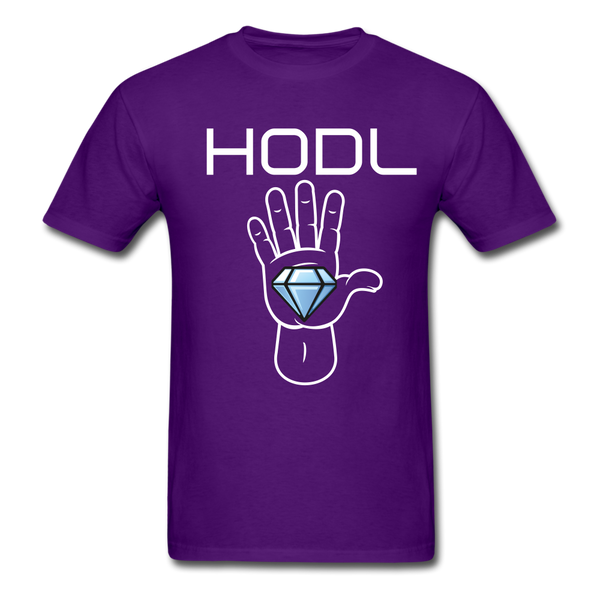 HODL Diamond hands Unisex Classic T-Shirt - purple
