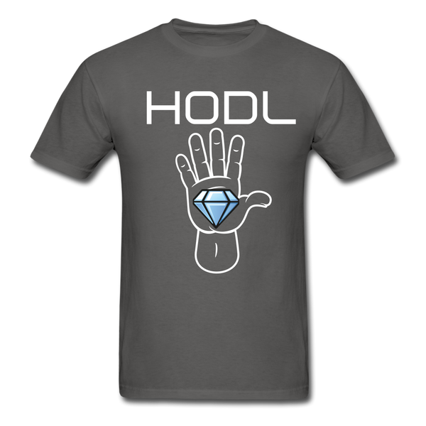 HODL Diamond hands Unisex Classic T-Shirt - charcoal