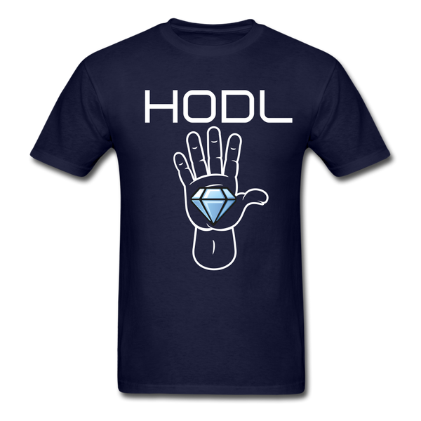 HODL Diamond hands Unisex Classic T-Shirt - navy