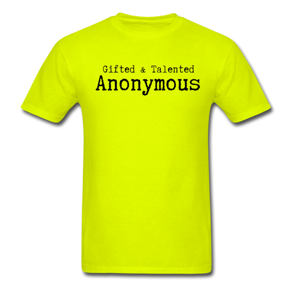 GT Anonymous - safety green