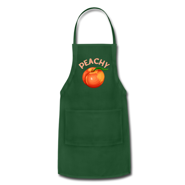Peachy Adjustable Apron - forest green