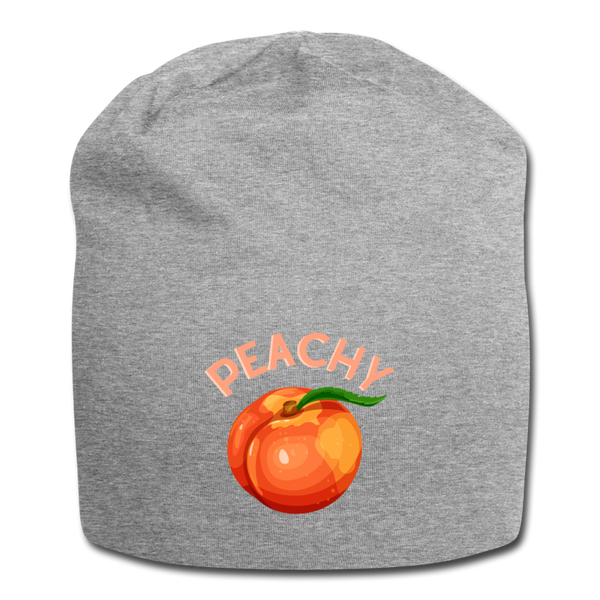 Peachy Jersey Beanie - heather gray