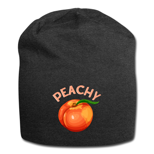 Peachy Jersey Beanie - charcoal gray