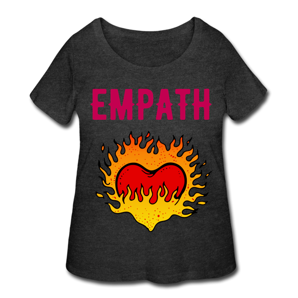 Empath Women’s Curvy T-Shirt - deep heather