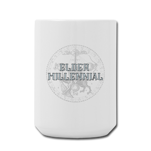 Elder Millennial Coffee/Tea Mug 15 oz - white