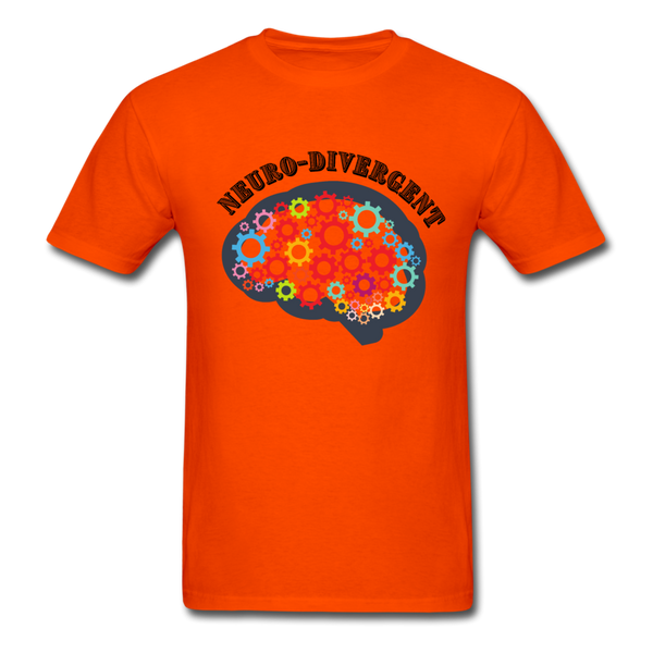 Neurodivergent Unisex Classic T-Shirt - orange