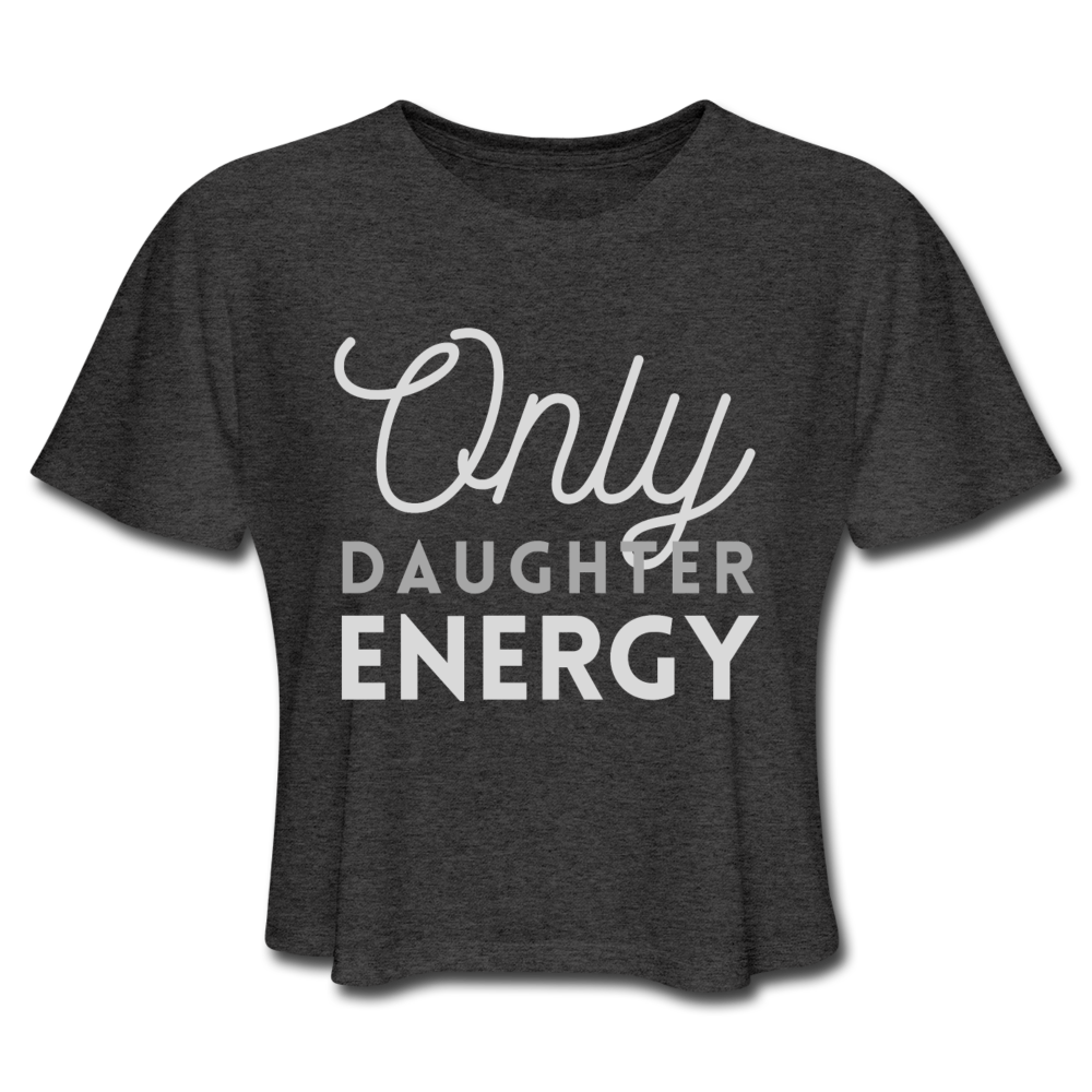 Only Women's Cropped T-Shirt - deep heather
