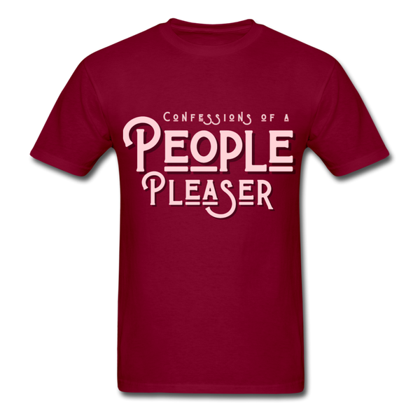 People Unisex Classic T-Shirt - burgundy