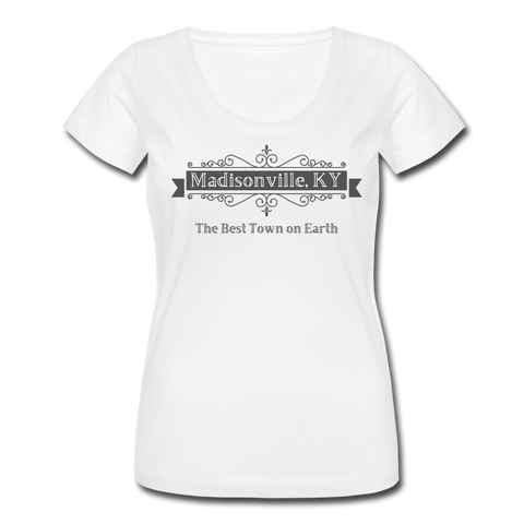 Hometown Love Women's Scoop Neck T-Shirt - white