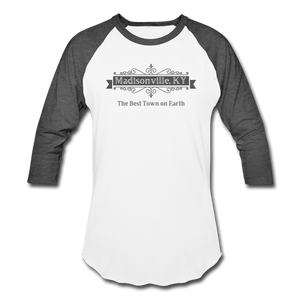 Hometown Love Baseball T-Shirt - white/charcoal