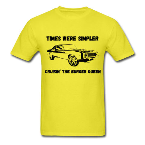 Cruisin' Unisex Classic T-Shirt - yellow