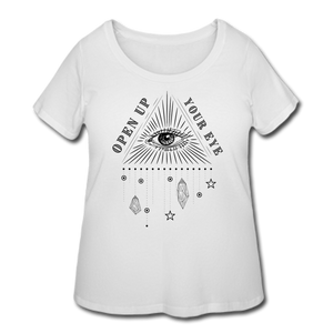Eye Women’s Curvy T-Shirt - white