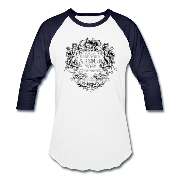 Armor Baseball T-Shirt - white/navy