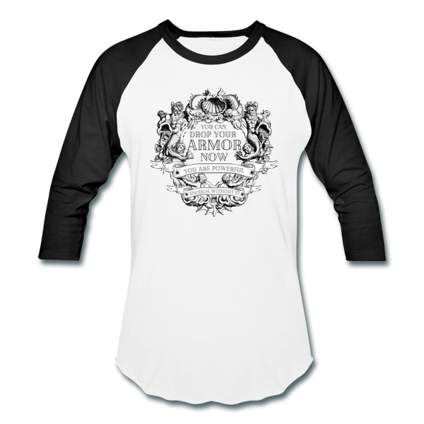 Armor Baseball T-Shirt - white/black