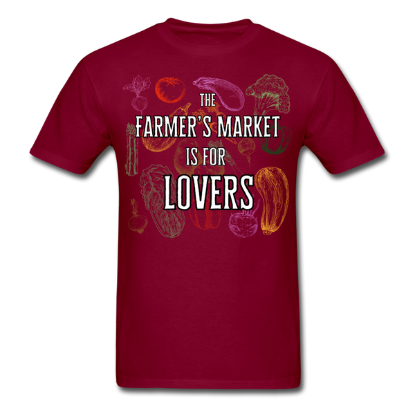 Farmer's Market Unisex Classic T-Shirt - burgundy