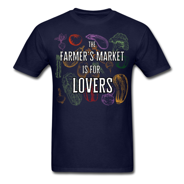 Farmer's Market Unisex Classic T-Shirt - navy