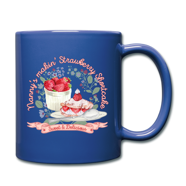 Strawberry Shortcake Full Color Mug - royal blue
