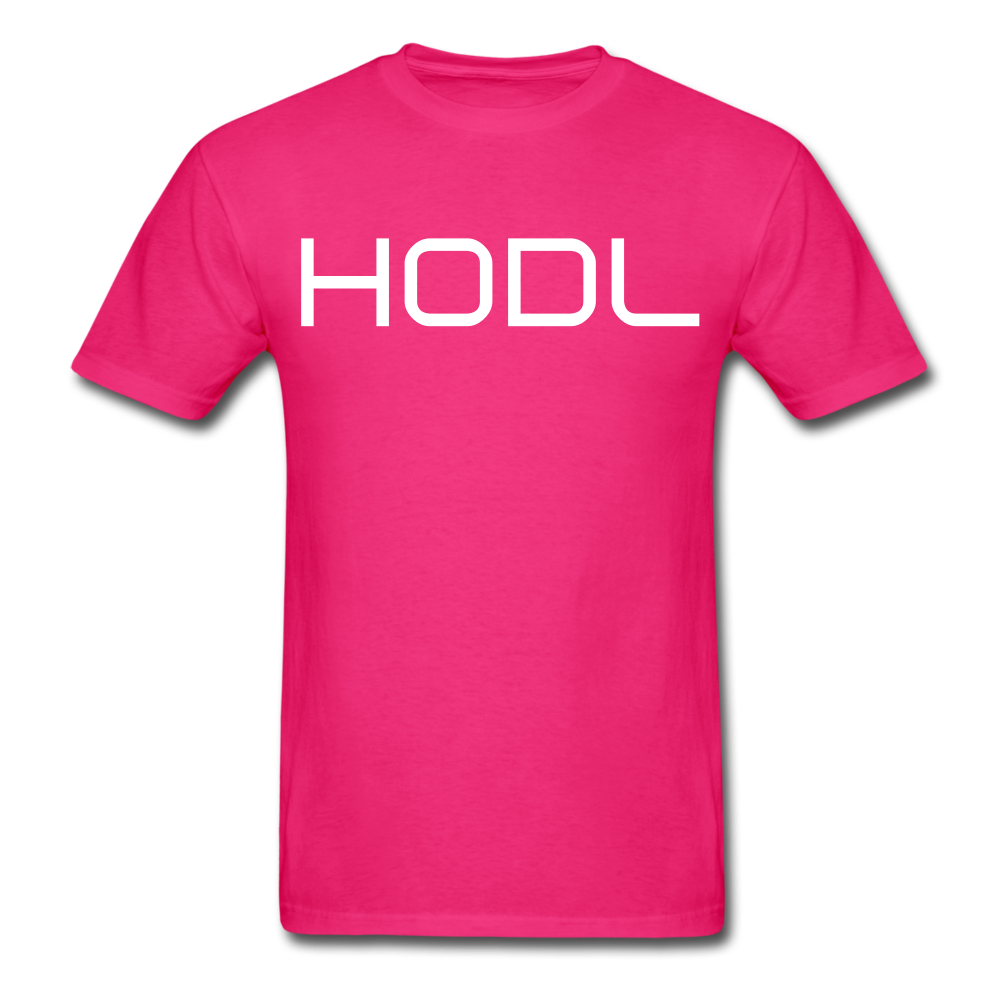 HODL Unisex Classic T-Shirt - fuchsia