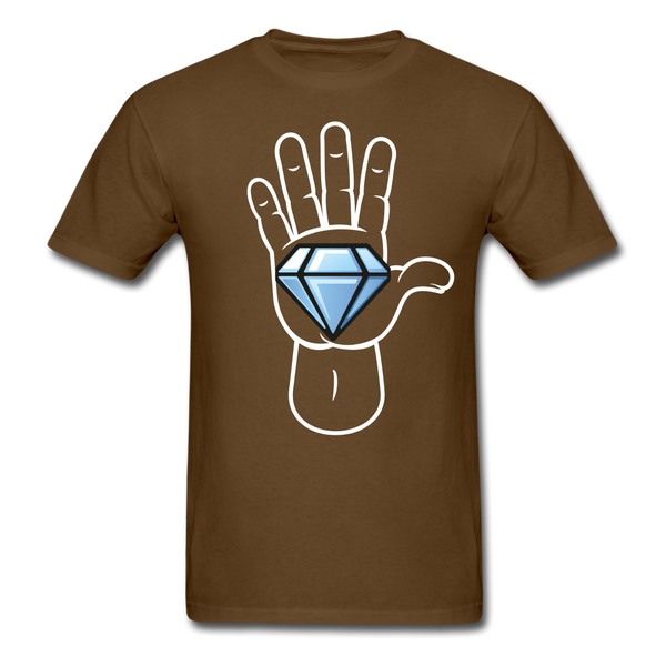 Diamond Hands Unisex Classic T-Shirt - brown