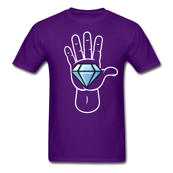 Diamond Hands Unisex Classic T-Shirt - purple