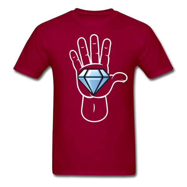 Diamond Hands Unisex Classic T-Shirt - dark red