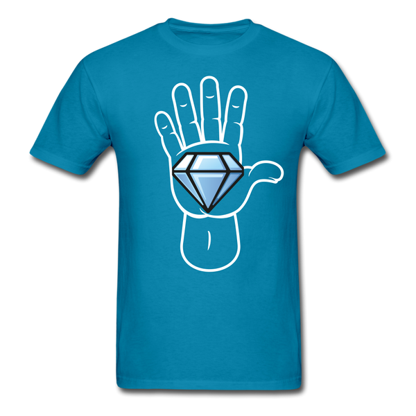 Diamond Hands Unisex Classic T-Shirt - turquoise