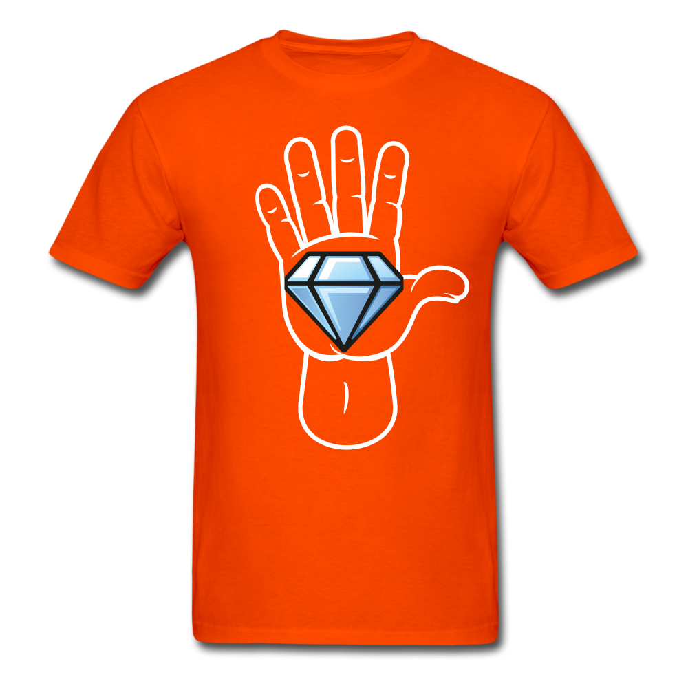Diamond Hands Unisex Classic T-Shirt - orange