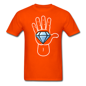 Diamond Hands Unisex Classic T-Shirt - orange