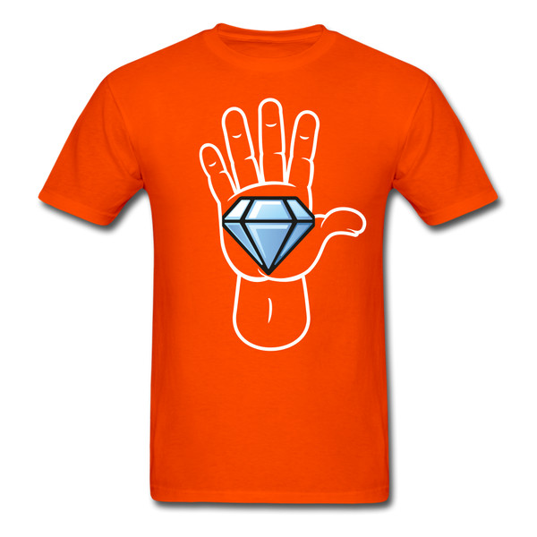 Diamond Hands Unisex Classic T-Shirt - orange