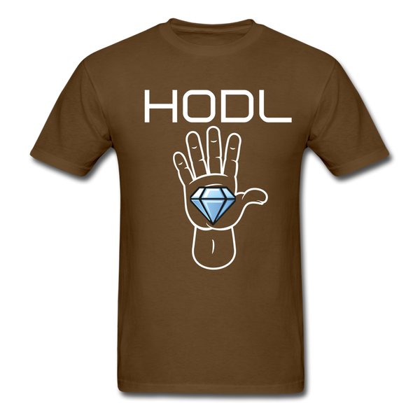 HODL Diamond hands Unisex Classic T-Shirt - brown