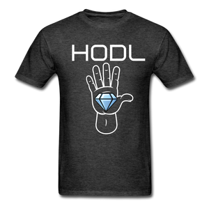 HODL Diamond hands Unisex Classic T-Shirt - heather black