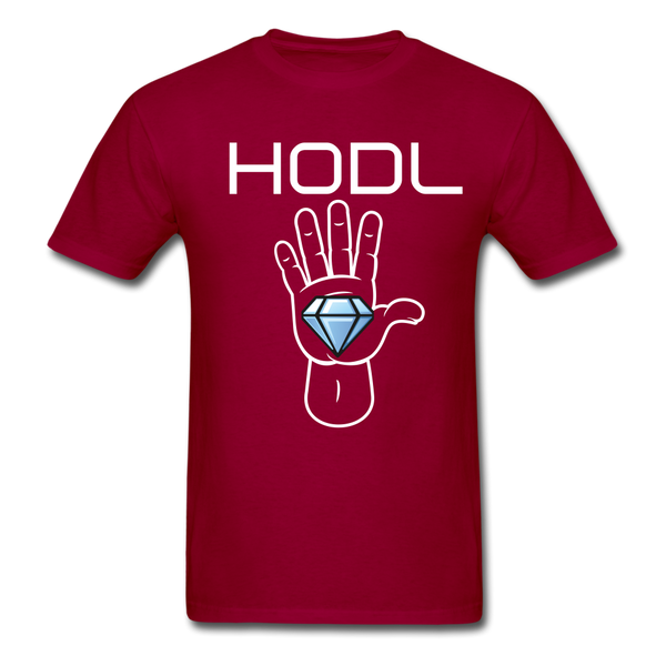 HODL Diamond hands Unisex Classic T-Shirt - dark red