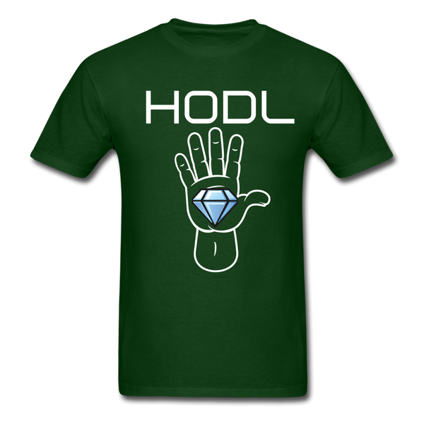 HODL Diamond hands Unisex Classic T-Shirt - forest green