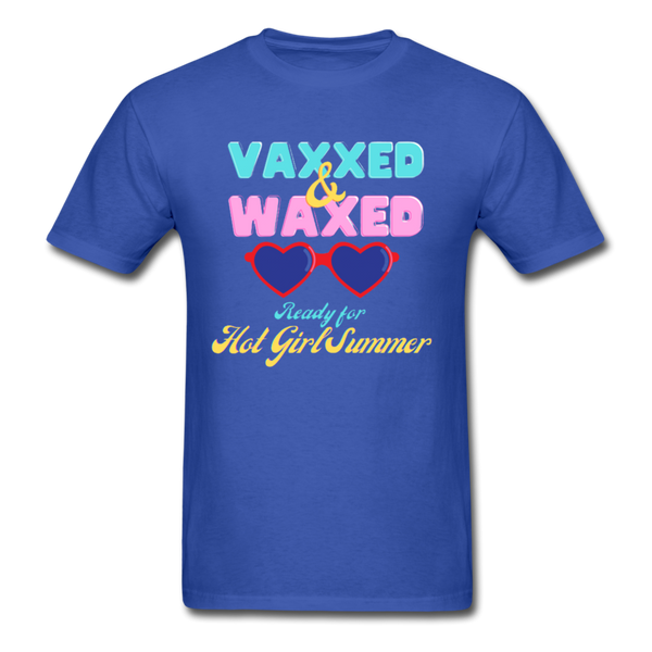 Vaxxed & Waxed - royal blue