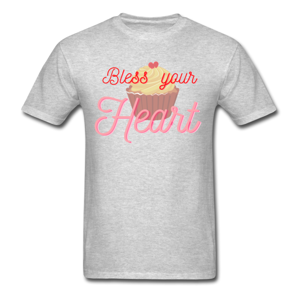 Bless Your Heart - heather gray