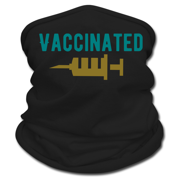 Vaccinated Face Scarf - black