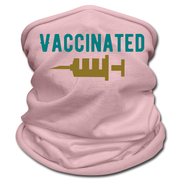 Vaccinated Face Scarf - pink