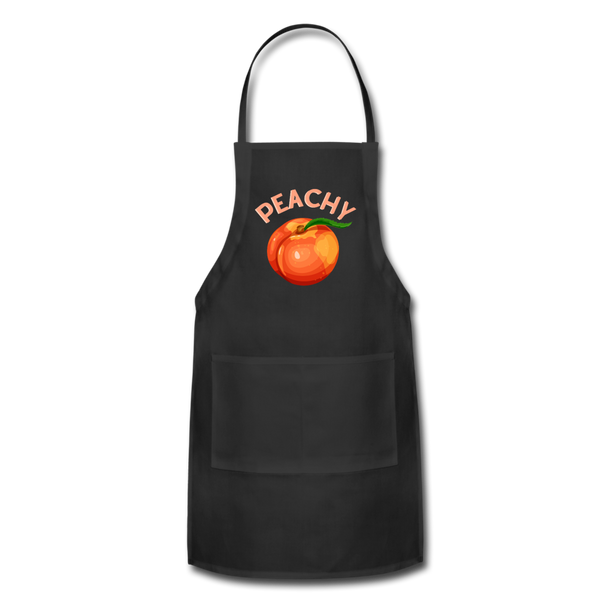 Peachy Adjustable Apron - black