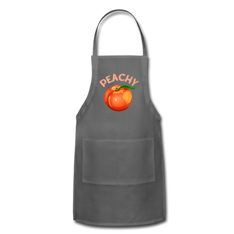 Peachy Adjustable Apron - charcoal