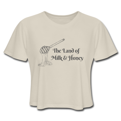 Milk & Honey Women's Cropped T-Shirt - dust