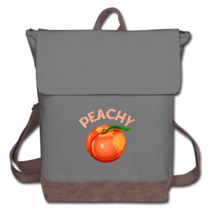Peachy Canvas Backpack - gray/brown