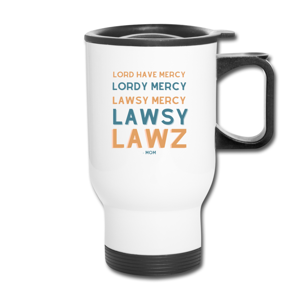 Lawz Travel Mug - white