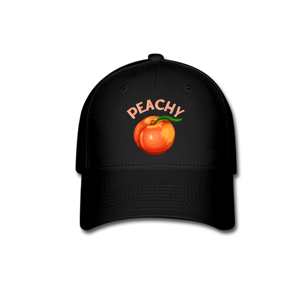 Peachy Baseball Cap - black