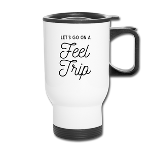 Feel trip Travel Mug - white