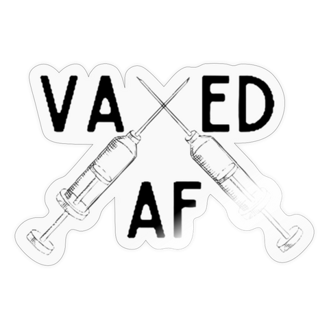 Vaxed Sticker - transparent glossy