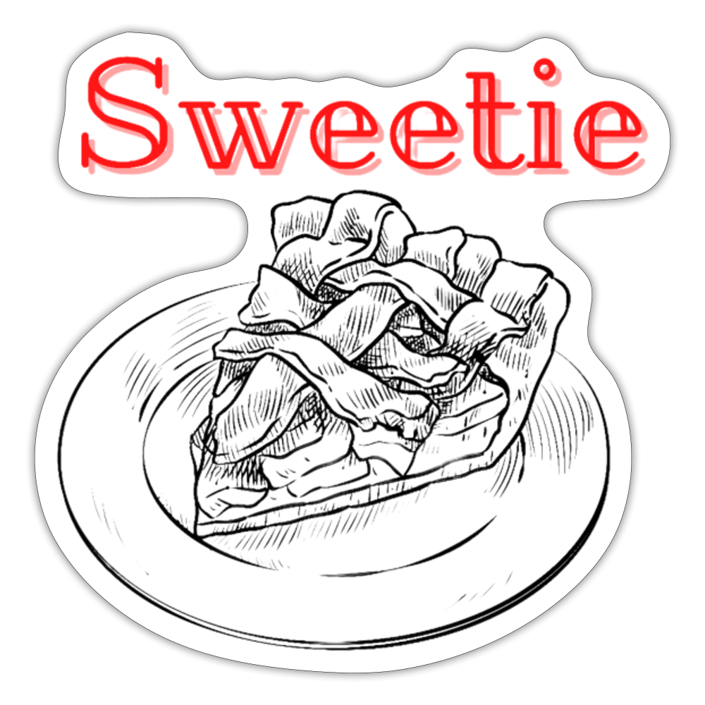 Sweetie Pie Sticker - white matte