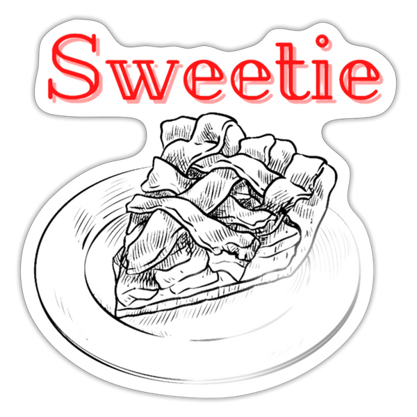 Sweetie Pie Sticker - white glossy