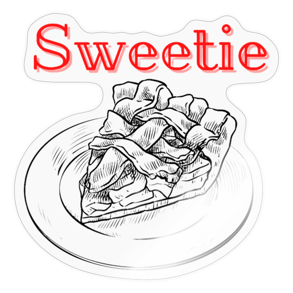 Sweetie Pie Sticker - transparent glossy